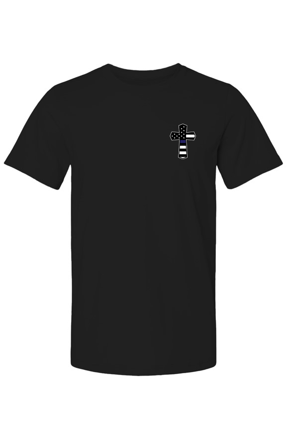 God N Country Protect Blue Line T-Shirt